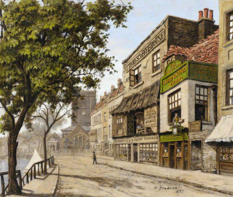 Cheyne Walk, 'The Cricketers' to the Old Church