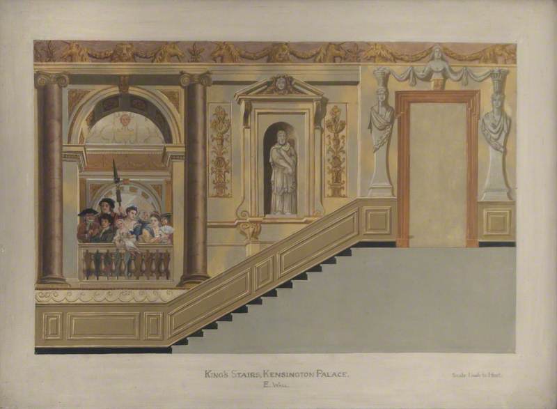 King's Stairs, Kensington Palace, East Wall