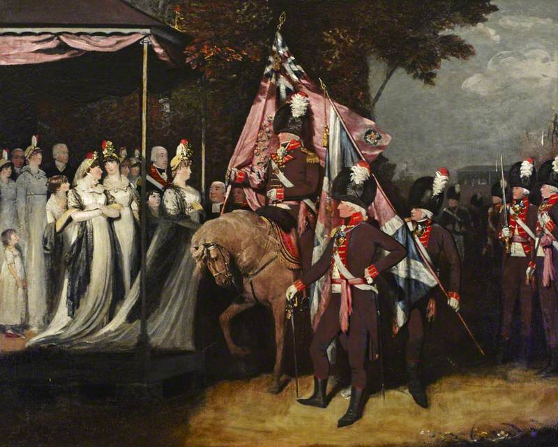 Presentation of Colours to the Kensington Volunteers, 1799
