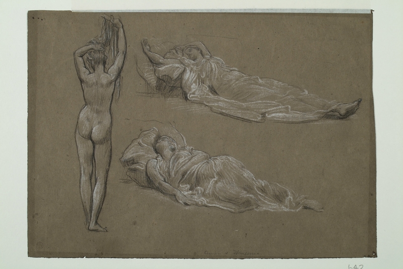 Study for 'Cymon and Iphigenia': Iphigenia, Female Figure