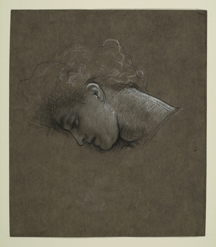 Study for 'Lachrymae': Female Head