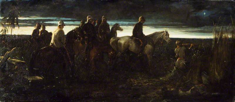 The Dawn of Victory – Lord Clyde (1792–1863) Reconnoitring the Position of the Enemy, in Advance of the Relief of Lucknow, 1857