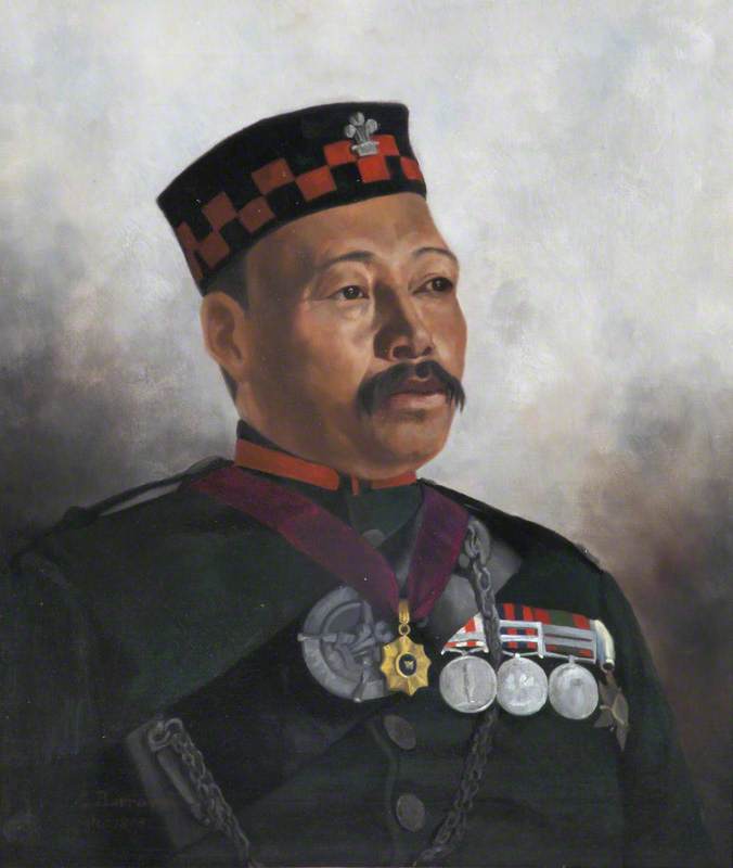 Subadar Major Judbhir Thapa, 2nd (Prince of Wales’s Own) Gurkha (Rifle) Regiment (The Sirmoor Rifles)