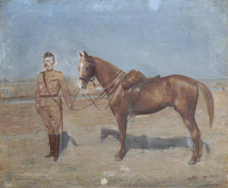 Colonel (later Major General) Edmund Smith Brook (1845–1910), Connaught Rangers, in Cairo