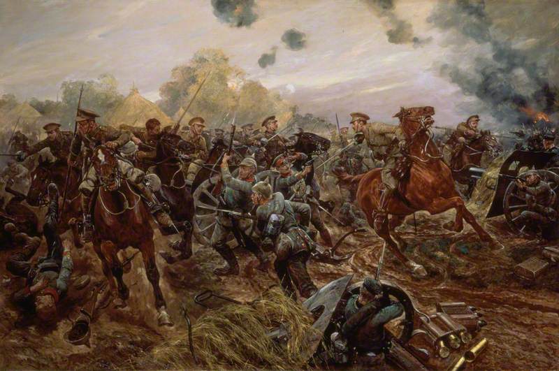 The First Victoria Cross of the European War, 1914. Captain Francis Grenfell, 9th Lancers at Audregnies, 24 August 1914