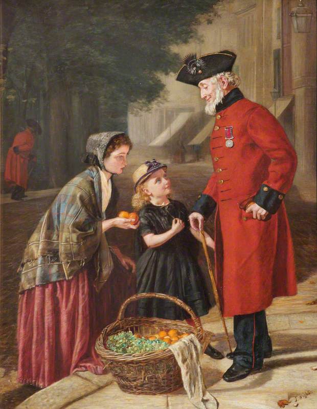 The Orange Sellers (A Chelsea Pensioner)