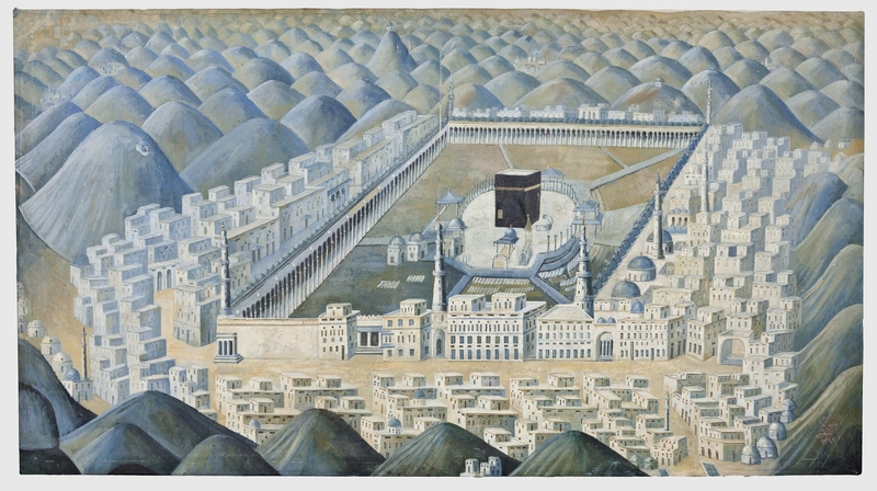 Panoramic View of the City of Mecca