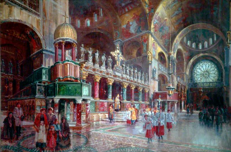 Interior of St Mark's, Venice