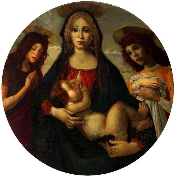 The Virgin and Child with Saint John and an Angel