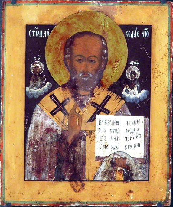 Icon with Saint Nicholas