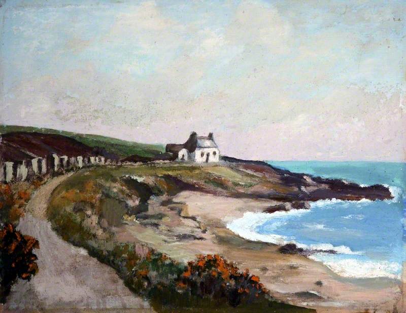 Coastal View with Cottage, Isle of Man