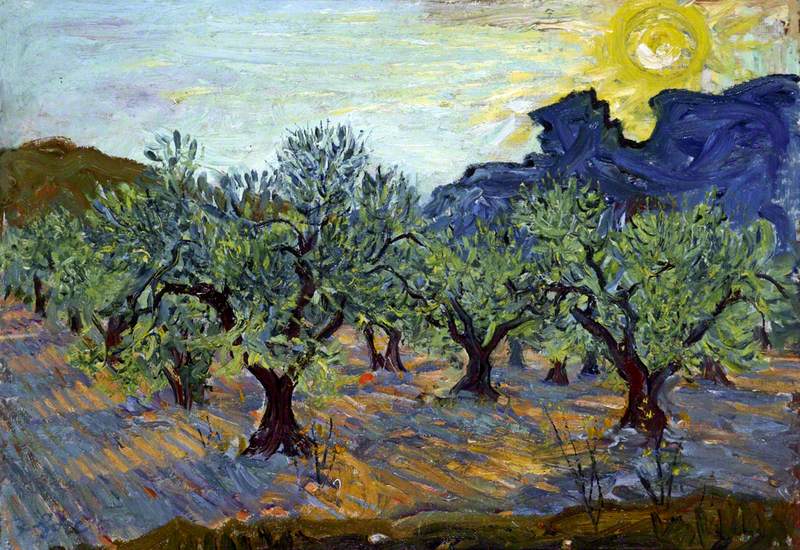 Olive Trees, Evening, Les Baux, France