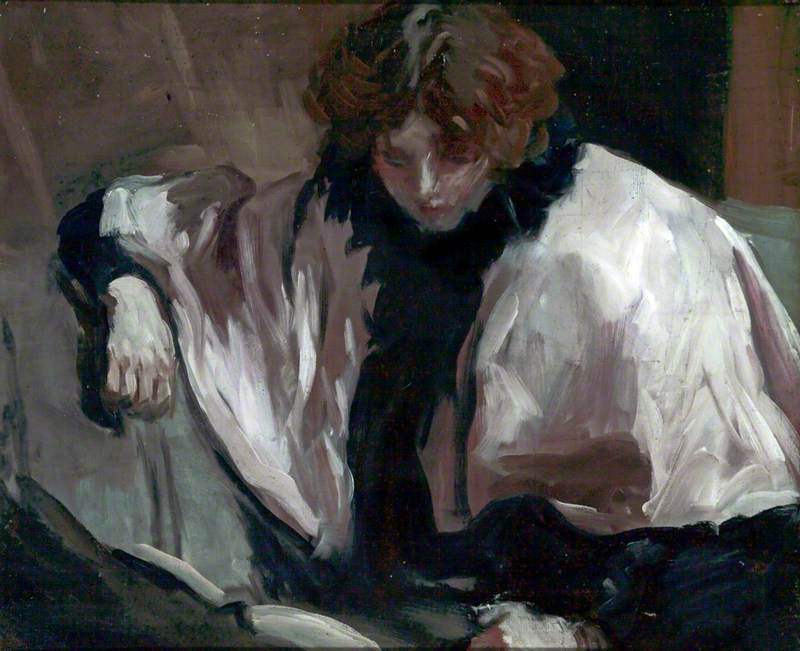 A Girl Reading a Book