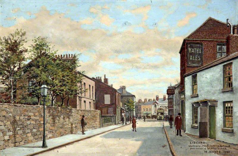 Wallasey Road from the Corner of St Alban's Road, Wallasey, Wirral