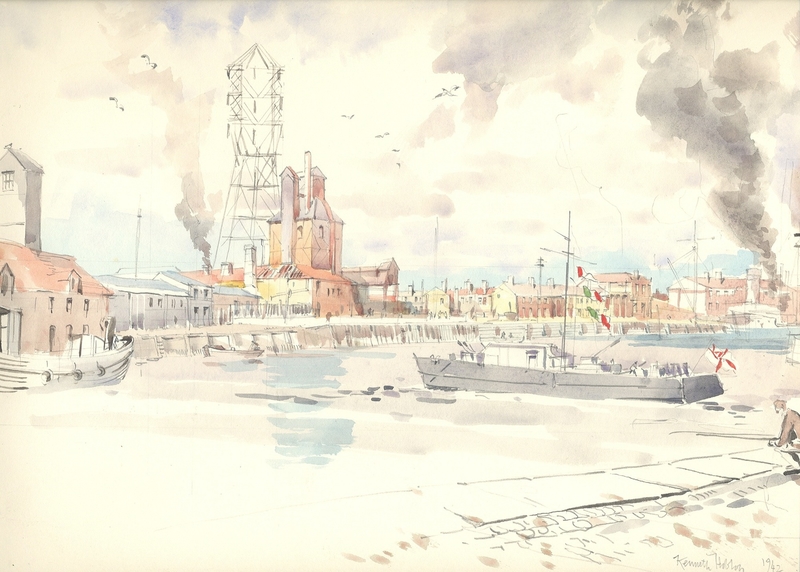 Yarmouth Harbour during Wartime