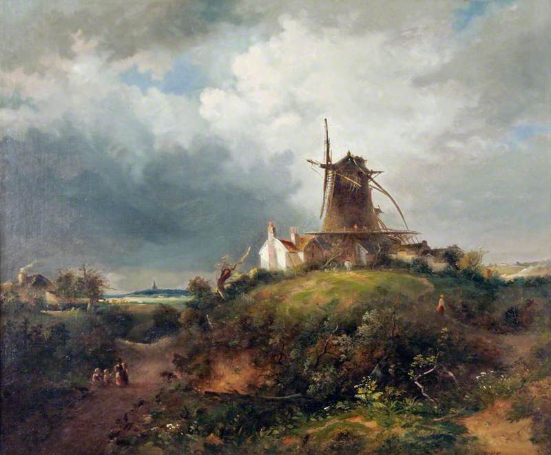 Scene with a Mill