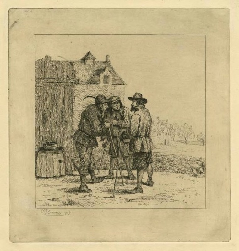Group of Figures after Teniers