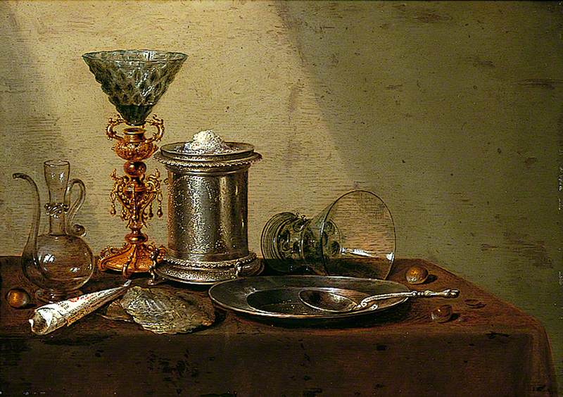 Still Life with an Upturned Roemer