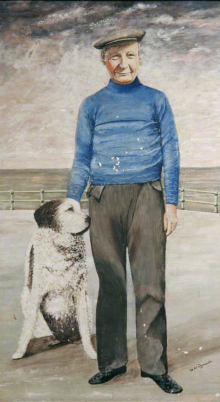 Henry Blogg (1876–1954) and Dog