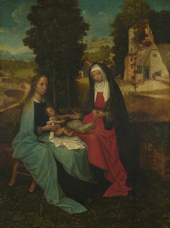 The Virgin and Child with Saint Anne