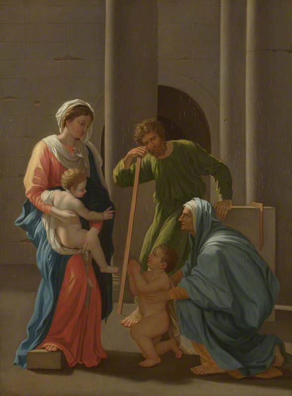 The Holy Family with Saints Elizabeth and John