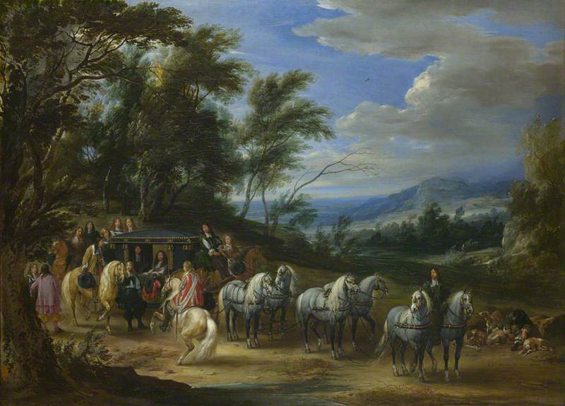 Philippe-François d'Arenberg saluted by the Leader of a Troop of Horsemen