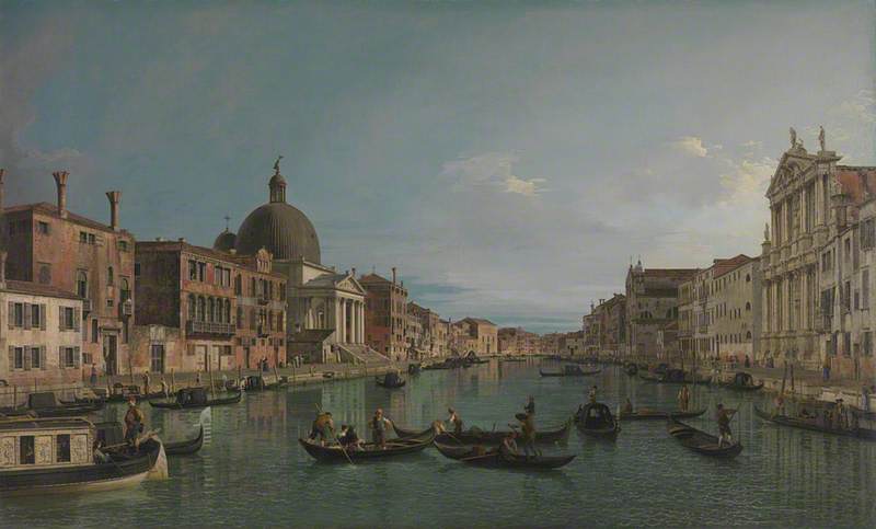 Venice: The Upper Reaches of the Grand Canal with S. Simeone Piccolo