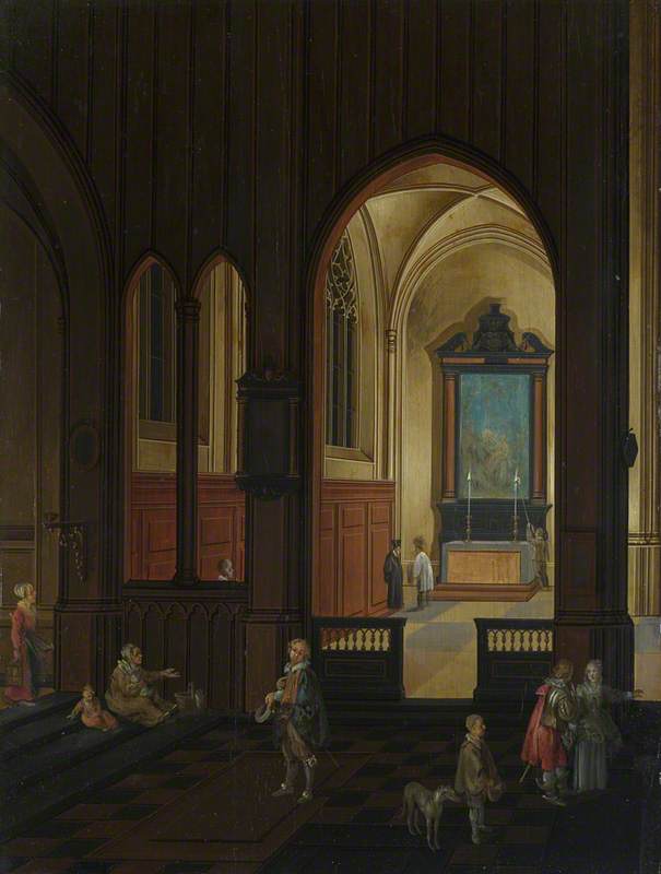 View of a Chapel at Evening