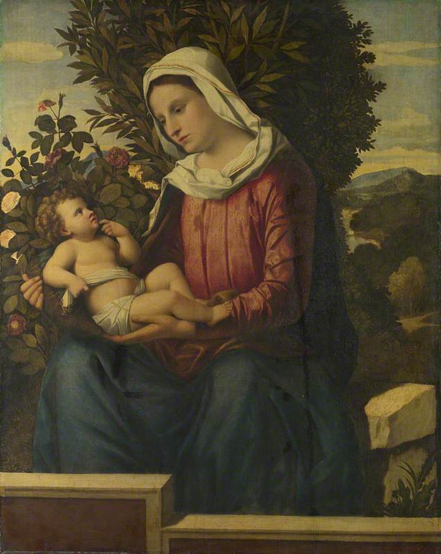 The Virgin and Child with Roses and Laurels ('La Vierge aux Lauriers')