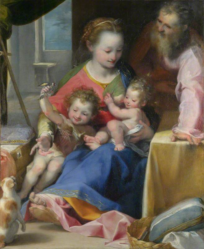 The Madonna and Child with Saint Joseph and the Infant Baptist ('La Madonna del Gatto')