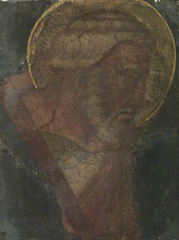 Head of a Male Saint