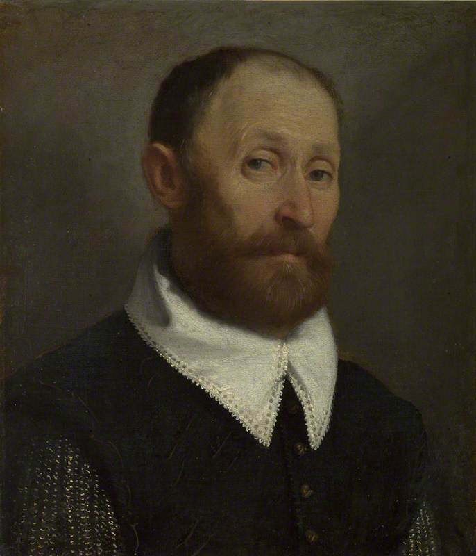 Portrait of a Man with Raised Eyebrows