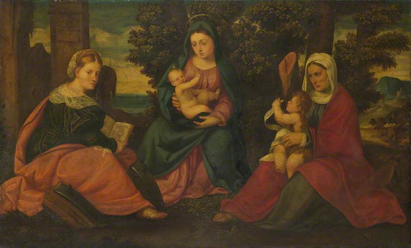 The Madonna and Child with Saints John the Baptist, Elizabeth and Catherine of Alexandria