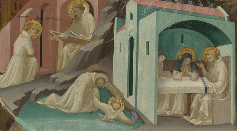 Incidents in the Life of Saint Benedict: Predella Panel