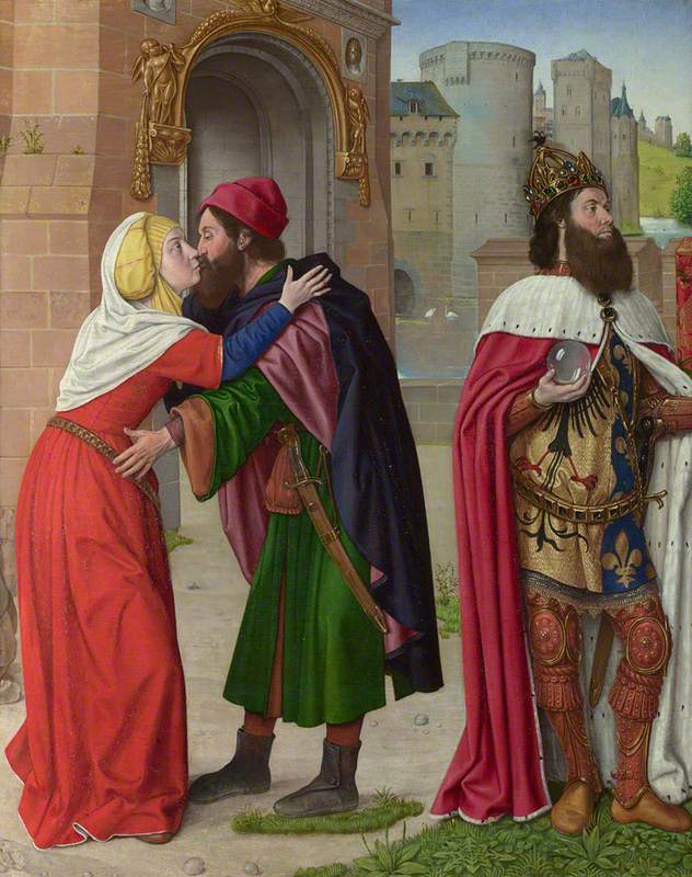 Charlemagne, and the Meeting of Saints Joachim and Anne at the Golden Gate