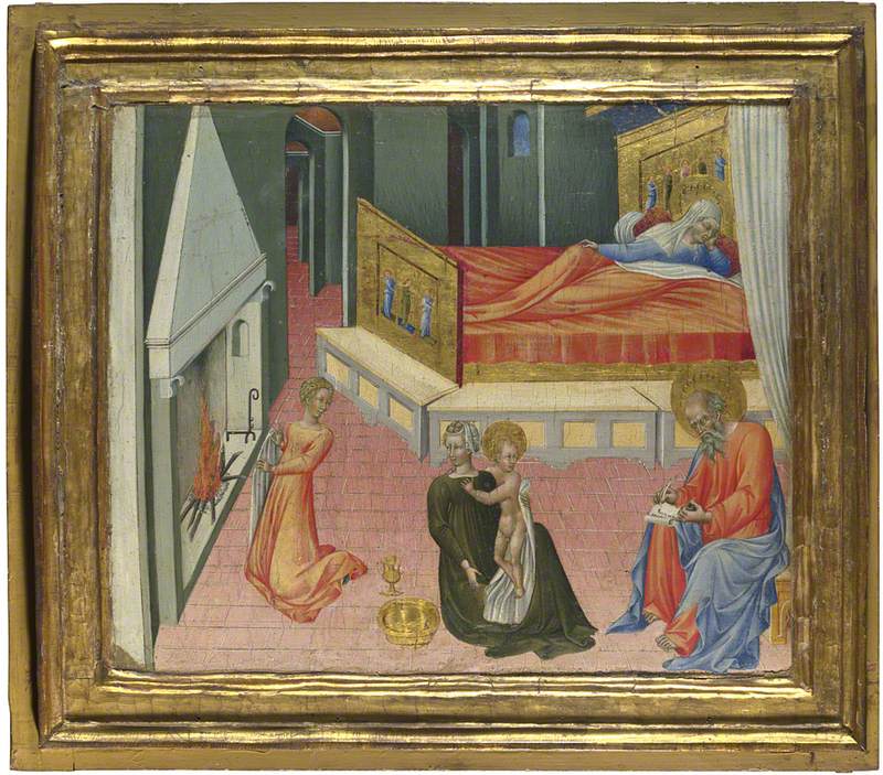 The Birth of Saint John the Baptist: Predella Panel