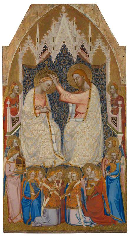 The Coronation of the Virgin: Central Main Tier Panel