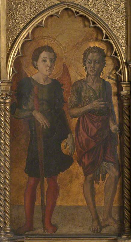 Saints Michael and John the Baptist: Main Tier Left Panel