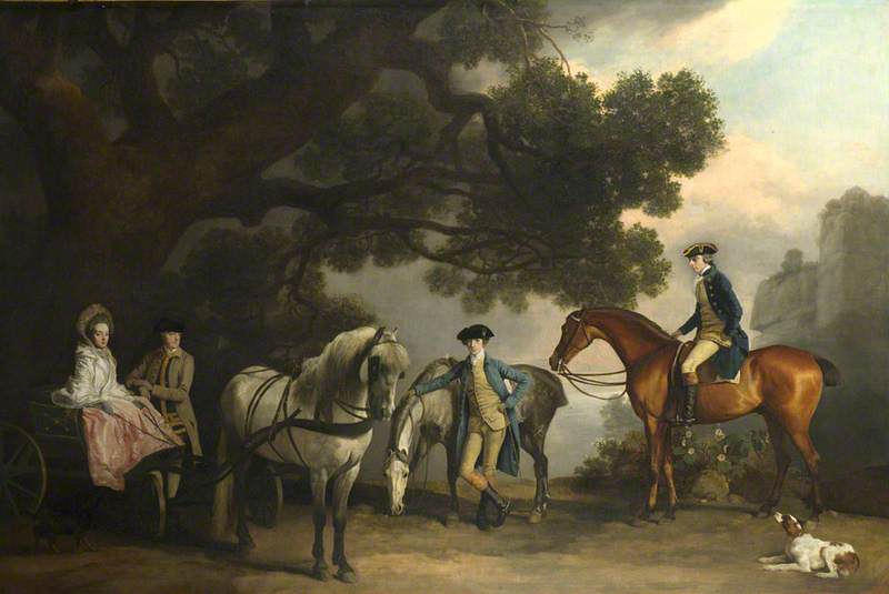 Sir Peniston and Lady Lamb, Later Lord and Lady Melbourne, with Lady Lamb's Father, Sir Ralph Milbanke, and Her Brother John Milbanke ('The Milbanke and Melbourne Families')