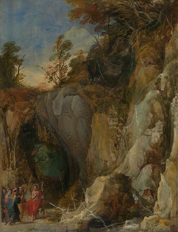 Rocky Landscape with Saint John the Baptist