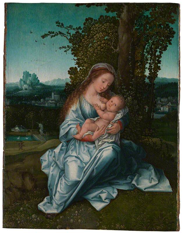 The Virgin and Child in a Landscape