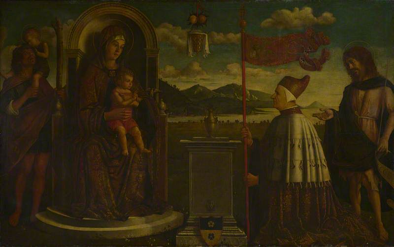 The Virgin and Child with Saints Christopher and John the Baptist, and Doge Giovanni Mocenigo