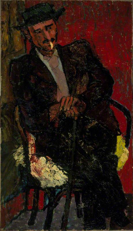 Portrait of a Man Smoking
