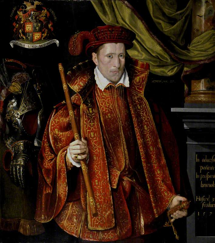 George (c.1531–1585), 5th Lord Seton, Aged 27