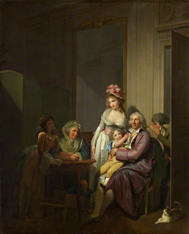 Family in an Interior
