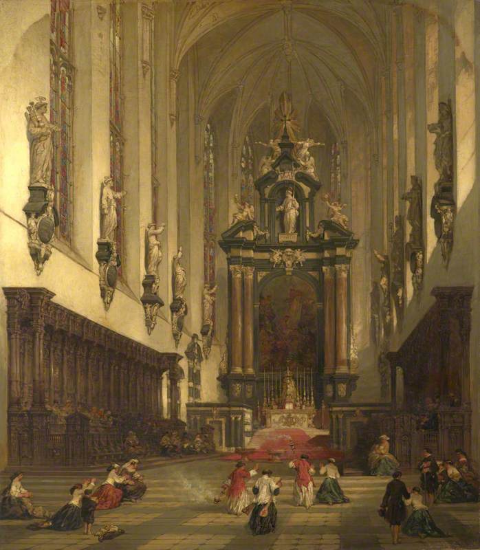 Chancel of the Collegiate Church of St Paul, at Antwerp