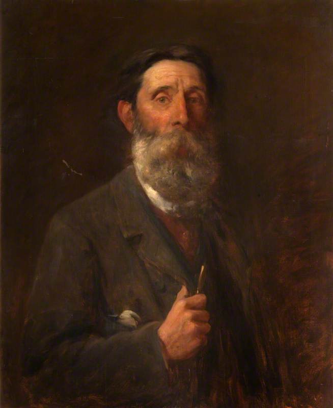 Charles Hodder (1835–1926), Artist, Self Portrait