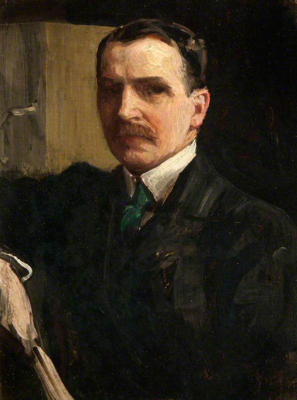 Sir James Guthrie (1859–1930), Artist and President of the Royal Scottish Academy, Self Portrait
