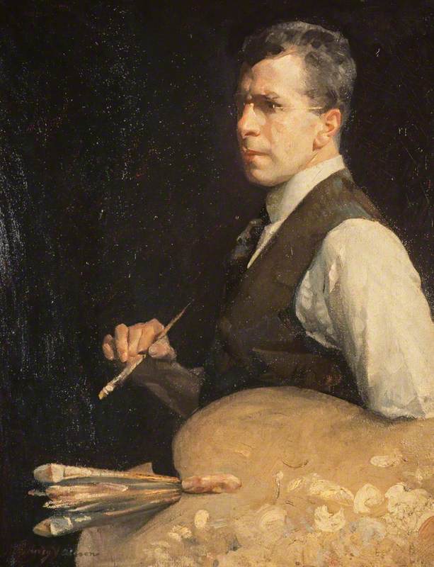 Henry Young Alison (1889–1972), Artist, Self Portrait