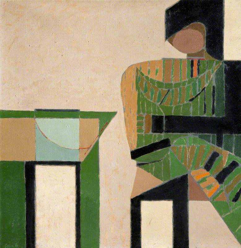 Striped Figure: Green